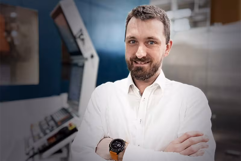 Mitarbeiter Julius Reitmayr bei WMH Herion GmbH
