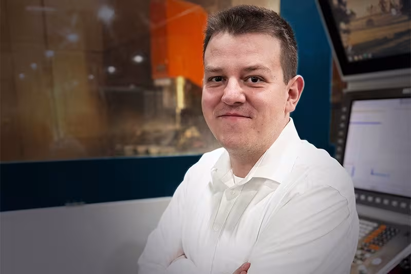 Mitarbeiter Sebastian Waldinger bei WMH Herion GmbH