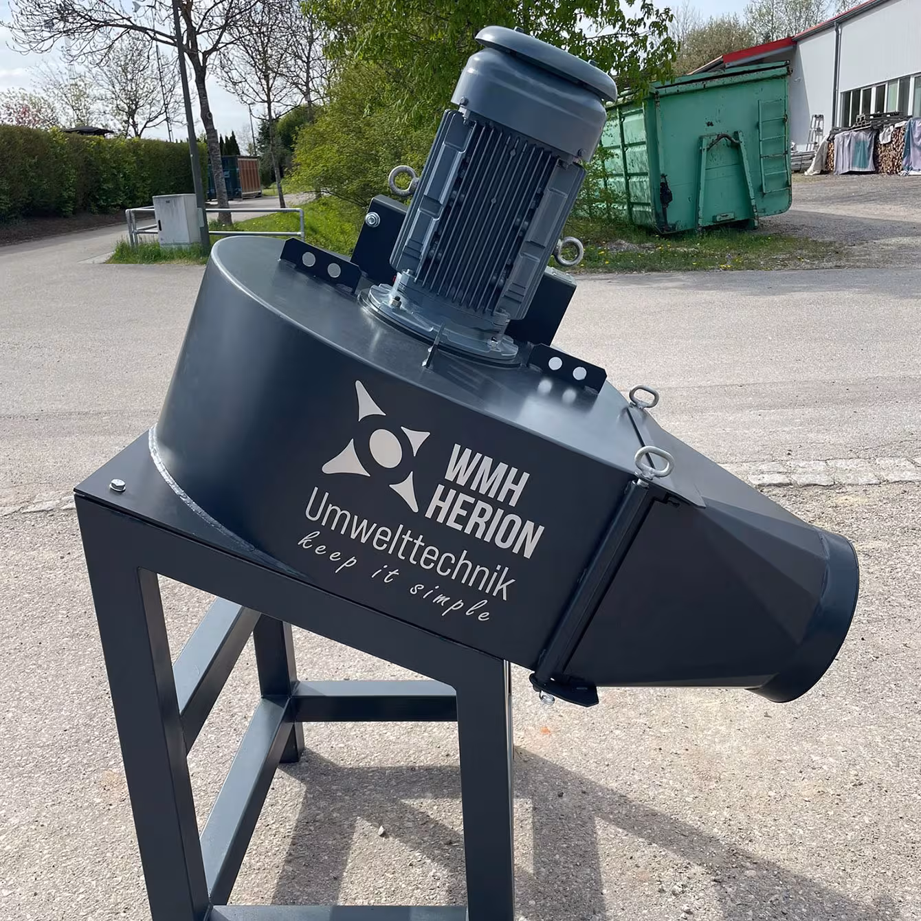 Windsichter WMH Herion WS 730 – Trennung von Leicht- und Schwerstoffen