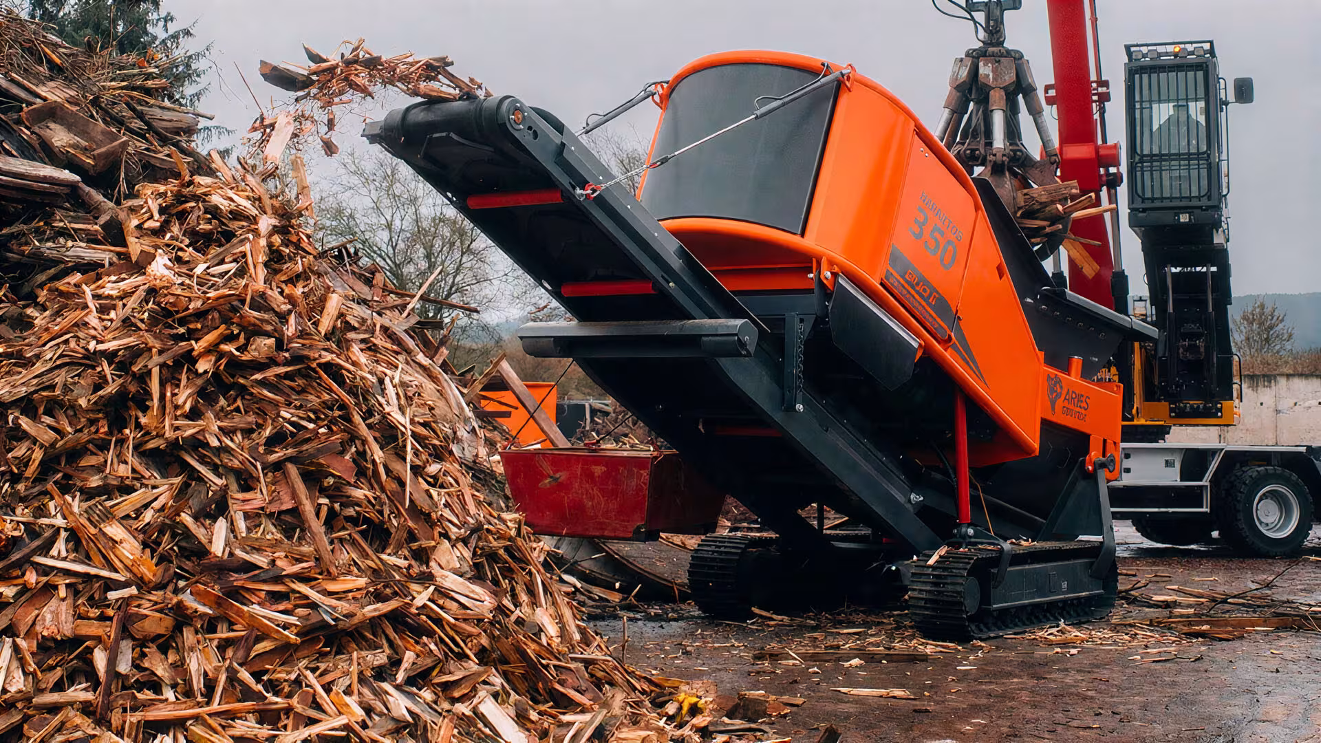 Mobiler Zweiwellen-Zerkleinerer ARJES IMPAKTOR 350 EVO II – WMH Herion